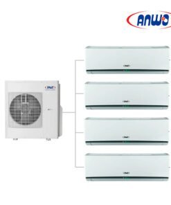 Multisplit Muro 28000 BTU Inverter Anwo 4 Unidades R32